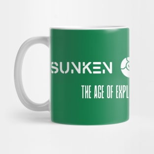 Sunken Nautilus (White Logo) Mug